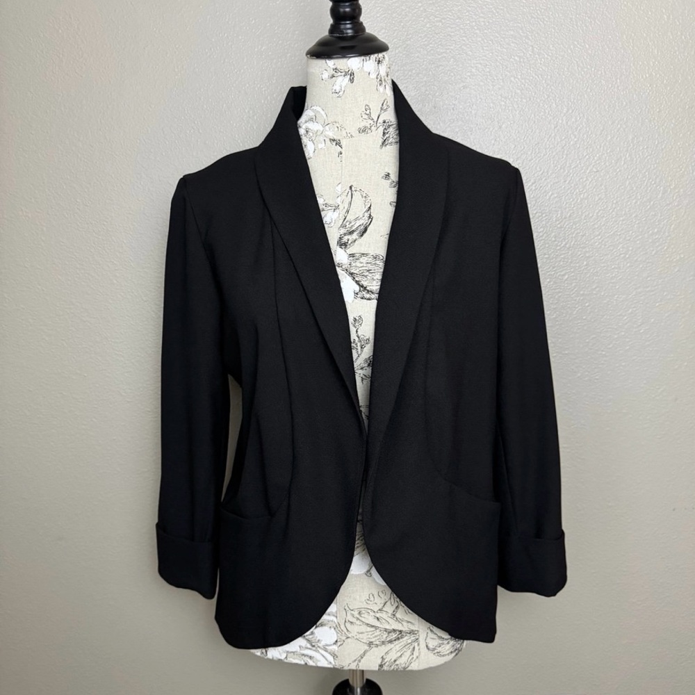 Harlow and Graham Black Boyfriend Blazer L